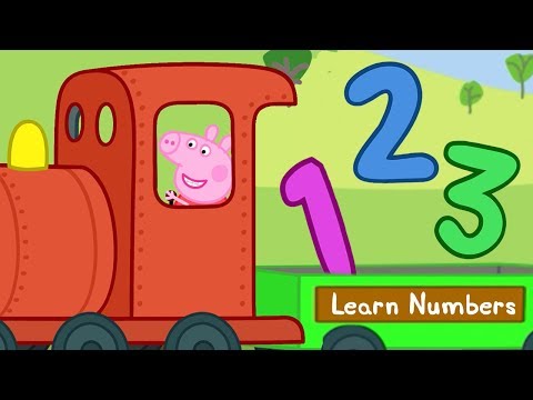 Peppa Pig - Learn Numbers With Trains - Peppa Pig the Train Driver! - Learning with Peppa Pig