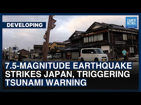 Major Japan Quake Prompts Tsunami Warning, Residents Told To Run | Dawn News English