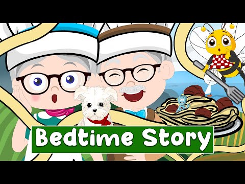 Discovering World's Longest Noodle! - Mrs. Honeybee (Bedtime Story)