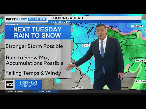 Chicago First Alert Weather: Rain to snow