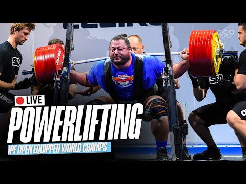 🔴  LIVE World Open Equipped Powerlifting Championships | Women 84+kg &amp; Men 120+kg B-Group II