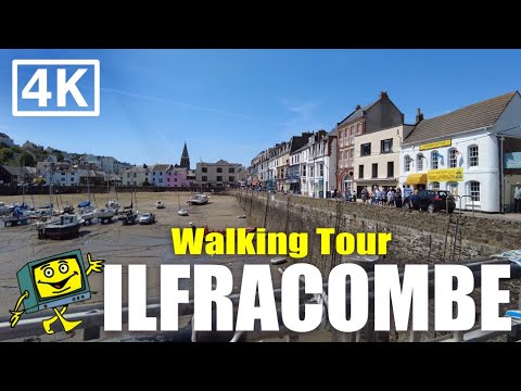 Ilfracombe - Devon UK - 4K Walking Tour - May 2023