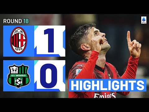 MILAN-SASSUOLO 1-0 | HIGHLIGHTS | Pulisic goal clinches victory for Milan | Serie A 2023/24