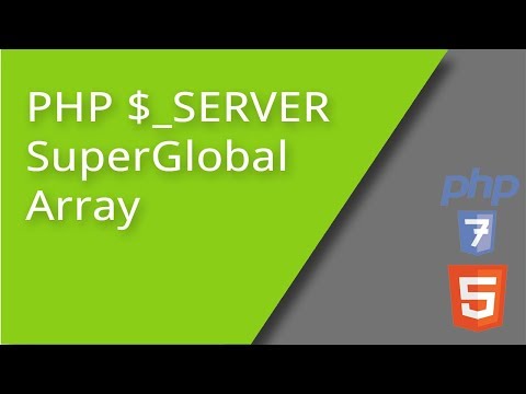 PHP $_SERVER SuperGlobal Array