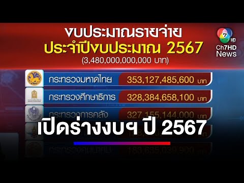 หลังปีใหม่ ฝ่ายค้านจัดหนัก จ่อซัดงบประมาณ ปี 67 | สนามข่าวเสาร์-อาทิตย์