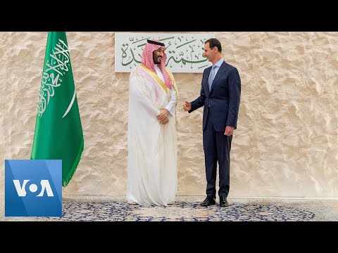 Assad Arrives to Arab League Summit, Greets Saudi Crown Prince | VOANews