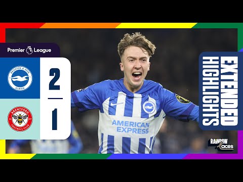 Extended PL Highlights: Brighton 2 Brentford 1