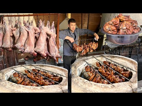 25 Sheep per DAY!  BEST Tandoor GUSHT | Food in Uzbekistan.