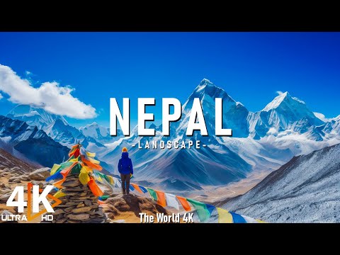 Nepal 4K - Relaxing Music With Beautiful Natural Landscape - Amazing Nature