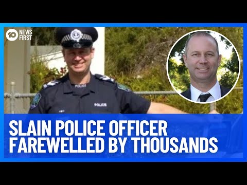 Slain SA Police Officer Brevet Sergeant Jason Doig Farewelled At Funeral  | 10 News First