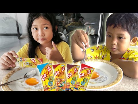 Adit Susah Makan Jadi Lahap Karena Makan Pakai GoVit!! Aktivitas Jadi Makin Semangat!