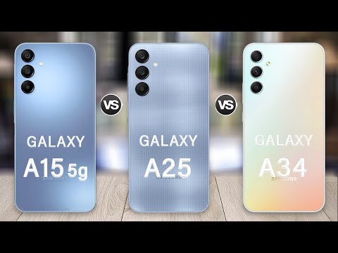 Samsung Galaxy A15 5G Vs Galaxy A25 Vs Galaxy A34 Specs Review