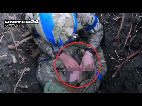 Avdiivka. Female Ukrainian combat medic fires back as Russian tanks attack trench