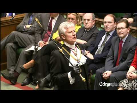 Dennis Skinner heckles Black Rod before Queen's Speech