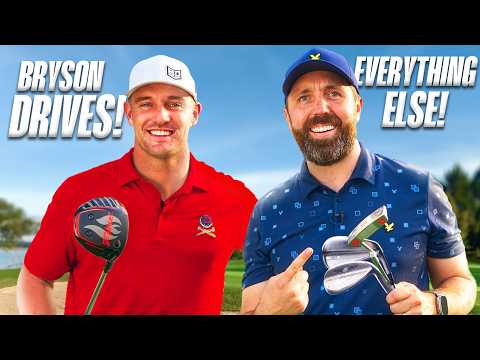 Bryson DeChambeau hits my drives! (MY LOWEST ROUND EVER?)