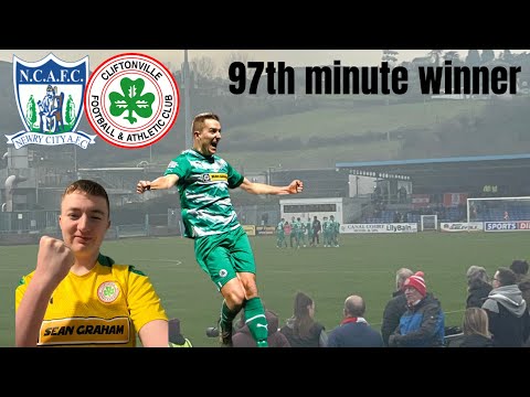 LAST MINUTE WINNER! Newry city vs Cliftonville MATCHDAY VLOG 24