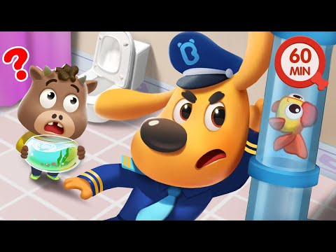 Strange Sound Underground | Police Cartoon | Cartoon for Kids | Sheriff Labrador | BabyBus