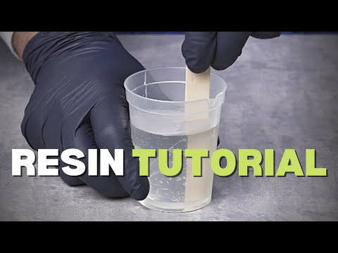 How to use Epoxy Resin For Beginners (Resin Tutorial) / RESIN ART