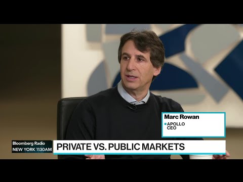 Apollo&rsquo;s Rowan Says Public Markets Getting Harder to Beat