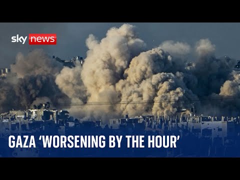 Gaza: Humanitarian situation 'worsening by the hour' as Cameron calls for 'sustainable ceasefire'