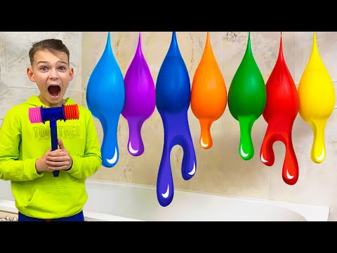 Five Kids Learn Colors and ABCs + more Educational Songs and Videos