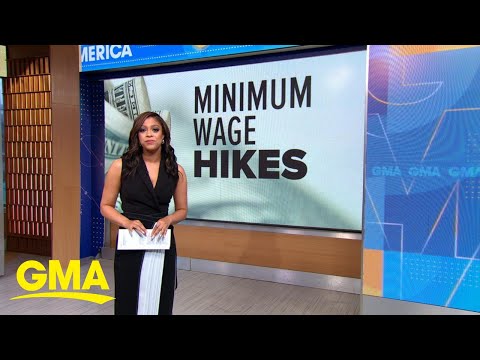 Minimum wage to go up in 22 states next year