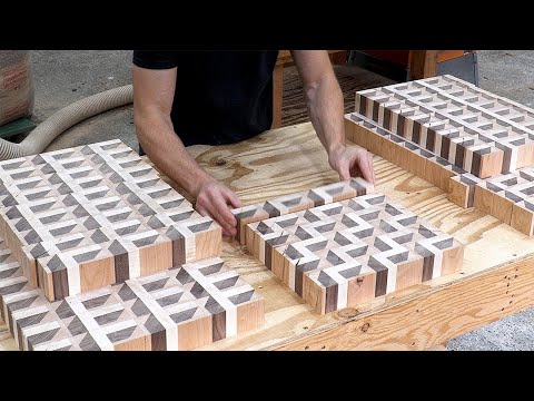 Amazing Woodworking Project Using Satisfying Techniques