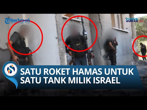 Momen Detik-detik Hamas Beri Perlawanan Sengit ke Israel, Berhasil Bikin Meledak Tank-tank Israel