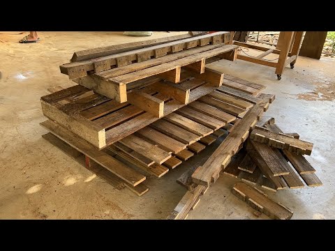 Top Recycled Pallet Wood Ideas That You Can Try At Home. Creative Pallet Wood Processing Projects.