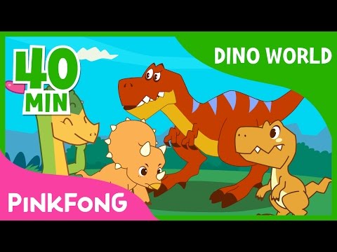 Dino World | T-Rex and more | +Compilation | Dinosaur Musical | Pinkfong Stories for Children