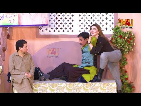 Zafri Khan and Khushboo With Iftikhar Thakur Stage Drama Kurian Tik Tok Full Comedy Clip 2019