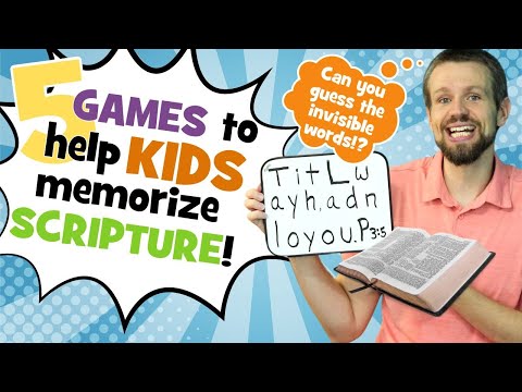 5 Easy Bible Memory Games for Kids