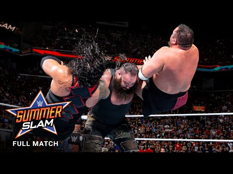 FULL MATCH: Lesnar vs. Reigns vs. Joe vs. Strowman - Universal Title Match: SummerSlam 2017