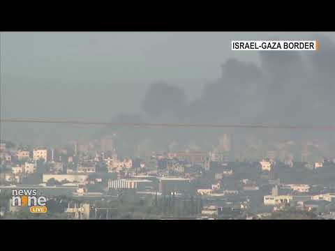 Exclusive Footage: Massive Explosion Creates Plume of Smoke in Northern Gaza | News9