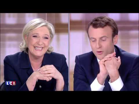 D&eacute;bat - Macron se moque de Marine Le Pen et de sa poudre de perlimpinpin