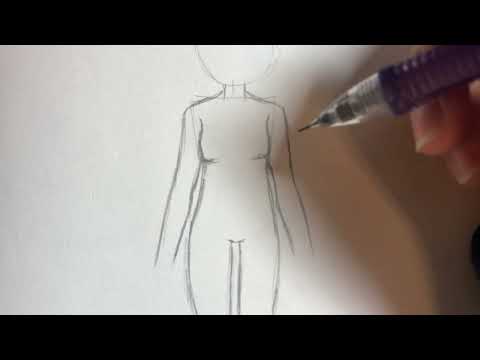 How to draw: Anime Girl Full Body (EASY TUTORIAL)