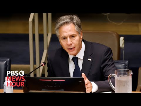 WATCH LIVE: Blinken participates in U.N. Security Council meeting on conflict in Israel and Gaza