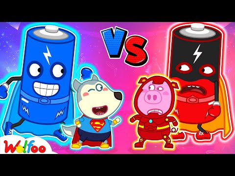 Which Superhero Battery is the Best? - Wolfoo Kids Stories 🤩 