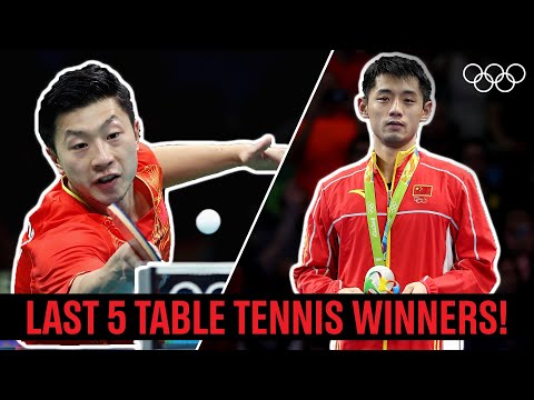 Men's Singles Table Tennis 🏓 Last 5 Champions