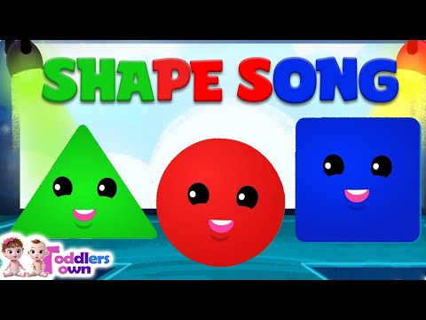 Shapes Song | We Are Shapes | Learn Shapes For Toddlers | Toddlers Town