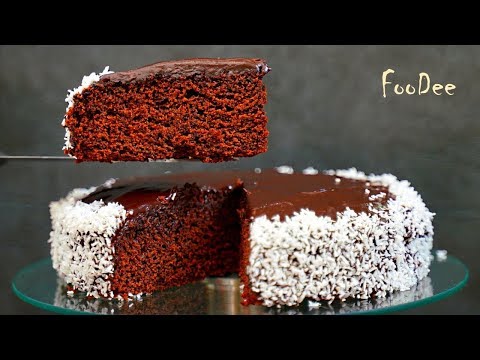 Crazy Cake - delicious and quick chocolate cake without eggs and milk