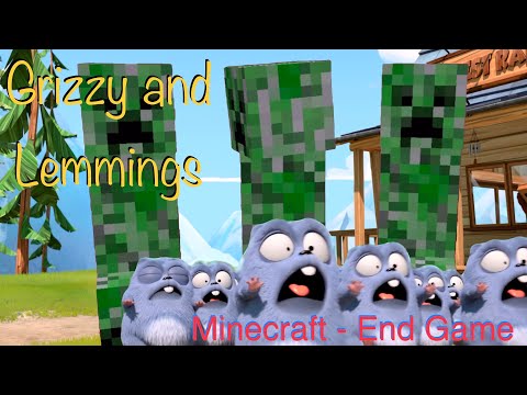 Grizzy and Lemmings - Minecraft Pt3 - End Game - E24