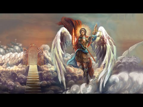 Archangel Michael Clearing All Dark Energy From Your Aura With Alpha Waves, Archangel Healing Music