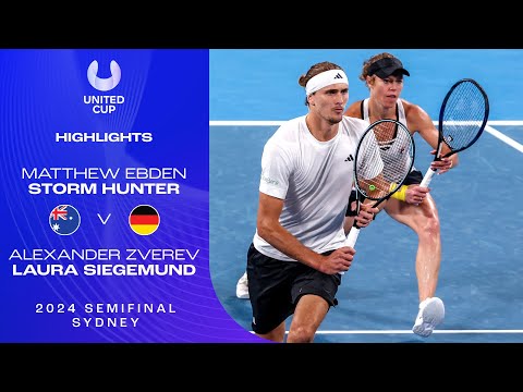 Ebden/Hunter v Zverev/Siegemund Highlights | United Cup 2024 Semifinal