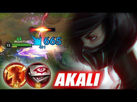 Akali destroyed entire enemy team in 1v5 fight