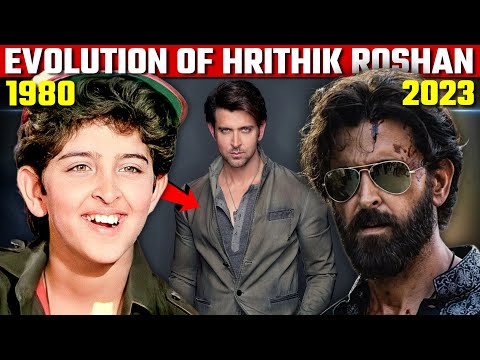 Evolution of Hrithik Roshan (1980-2024) &bull; From &quot;Kaho Na Pyar Hai&quot; to &quot;Krrish 4&quot; | Most Handsome Man