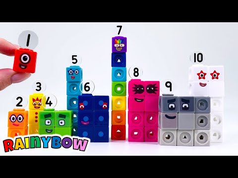 DIY Numberblocks Mathlink Cube Activity Toy &amp; Counting 1-10