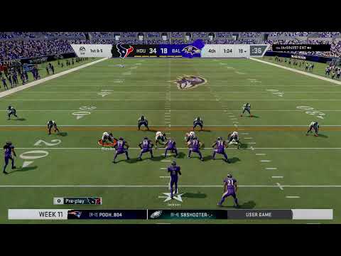 Texans vs Ravens [technical in first game]