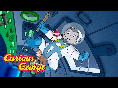 George goes to space 🚀 Curious George 🐵 Kids Cartoon 🐵 Kids Movies