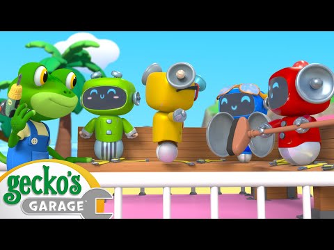 Ice Cream Truck Music Party! | Gecko's Garage | Trucks For Children | Cartoons For Kids